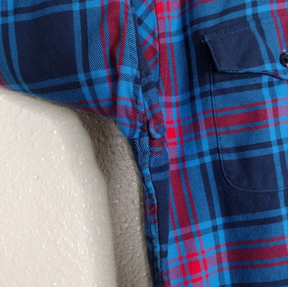 Bonobos Men's Plaid Flannel Comfort Slim Fit Long Sleeve Button Down Shirt Sz XL - Picture 9 of 12